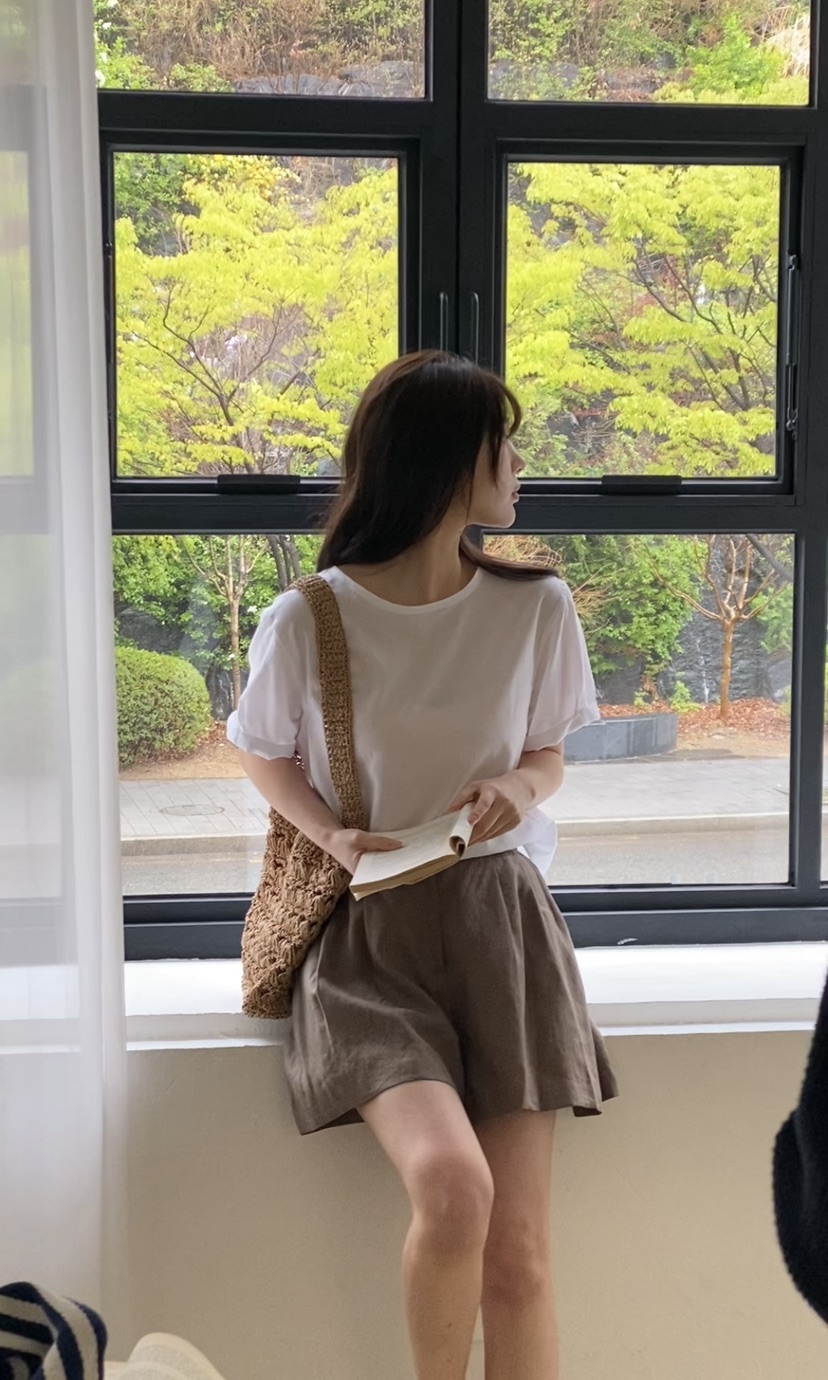 N BROWN韓國直郵㊣女裝新款時尚熱賣25春夏人氣襯衫蕾絲衫N BROWN襯衫/蕾絲衫