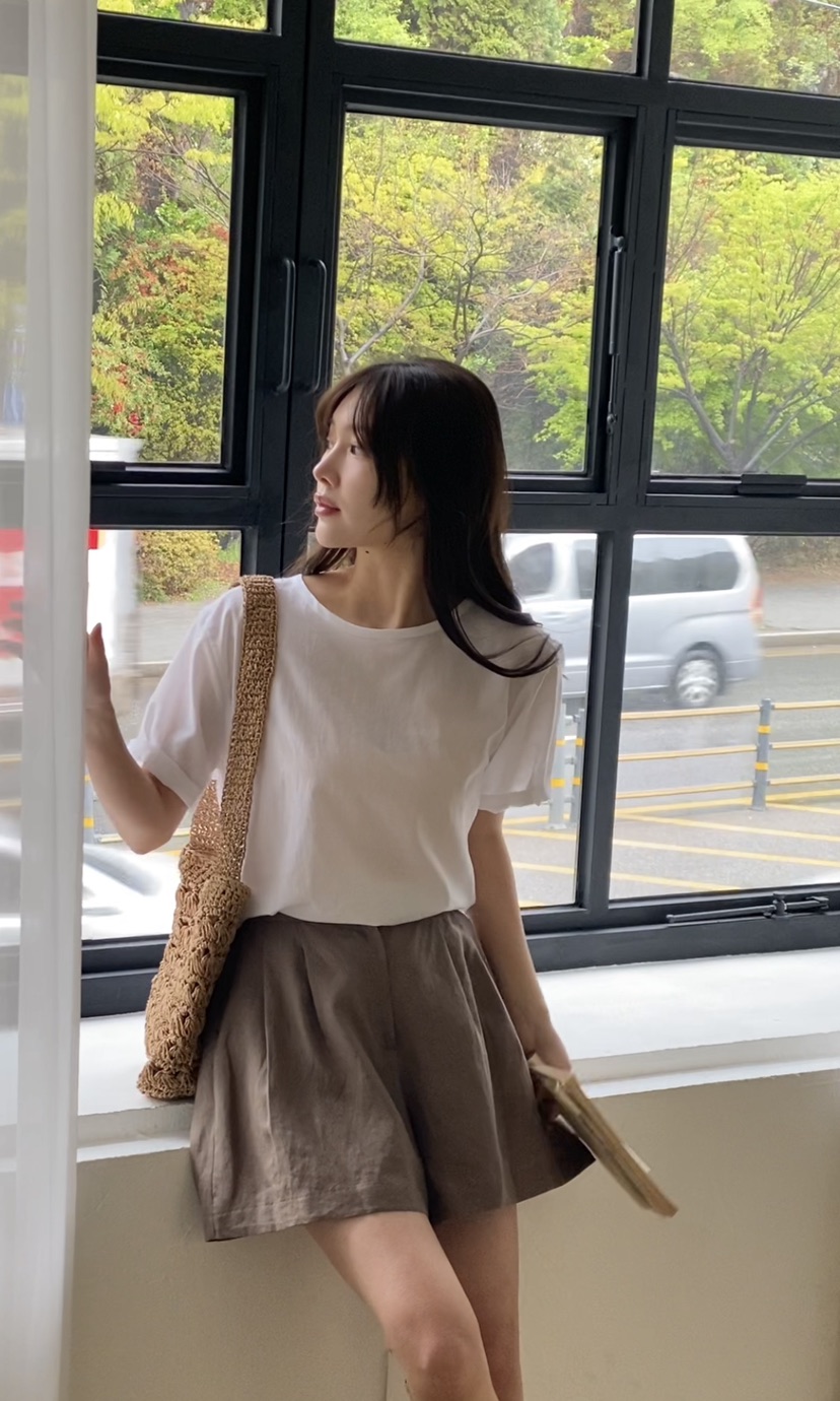 N BROWN韓國直郵㊣女裝新款時尚熱賣25春夏人氣襯衫蕾絲衫N BROWN襯衫/蕾絲衫