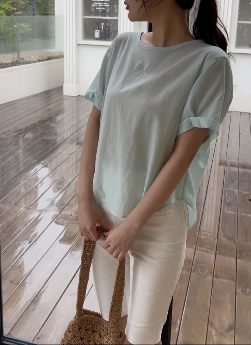 N BROWN韓國直郵㊣女裝新款時尚熱賣25春夏人氣襯衫蕾絲衫N BROWN襯衫/蕾絲衫