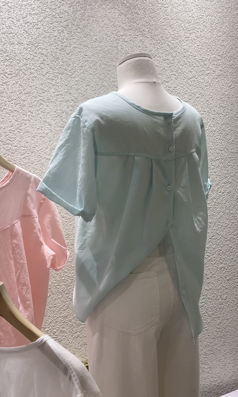 N BROWN韓國直郵㊣女裝新款時尚熱賣25春夏人氣襯衫蕾絲衫N BROWN襯衫/蕾絲衫