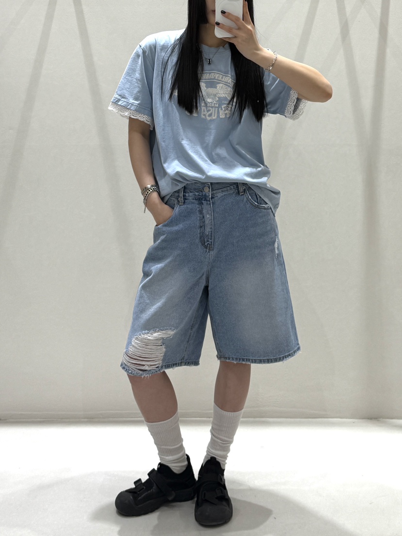 SHIRRING韓國直郵㊣女裝新品時尚推薦熱賣人氣25春夏休閑短褲SHIRRING短褲