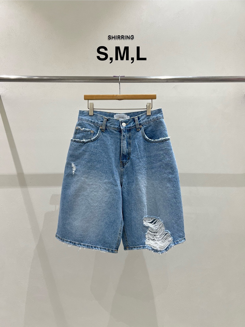 SHIRRING韓國直郵㊣女裝新品時尚推薦熱賣人氣25春夏休閑短褲SHIRRING短褲圖色1