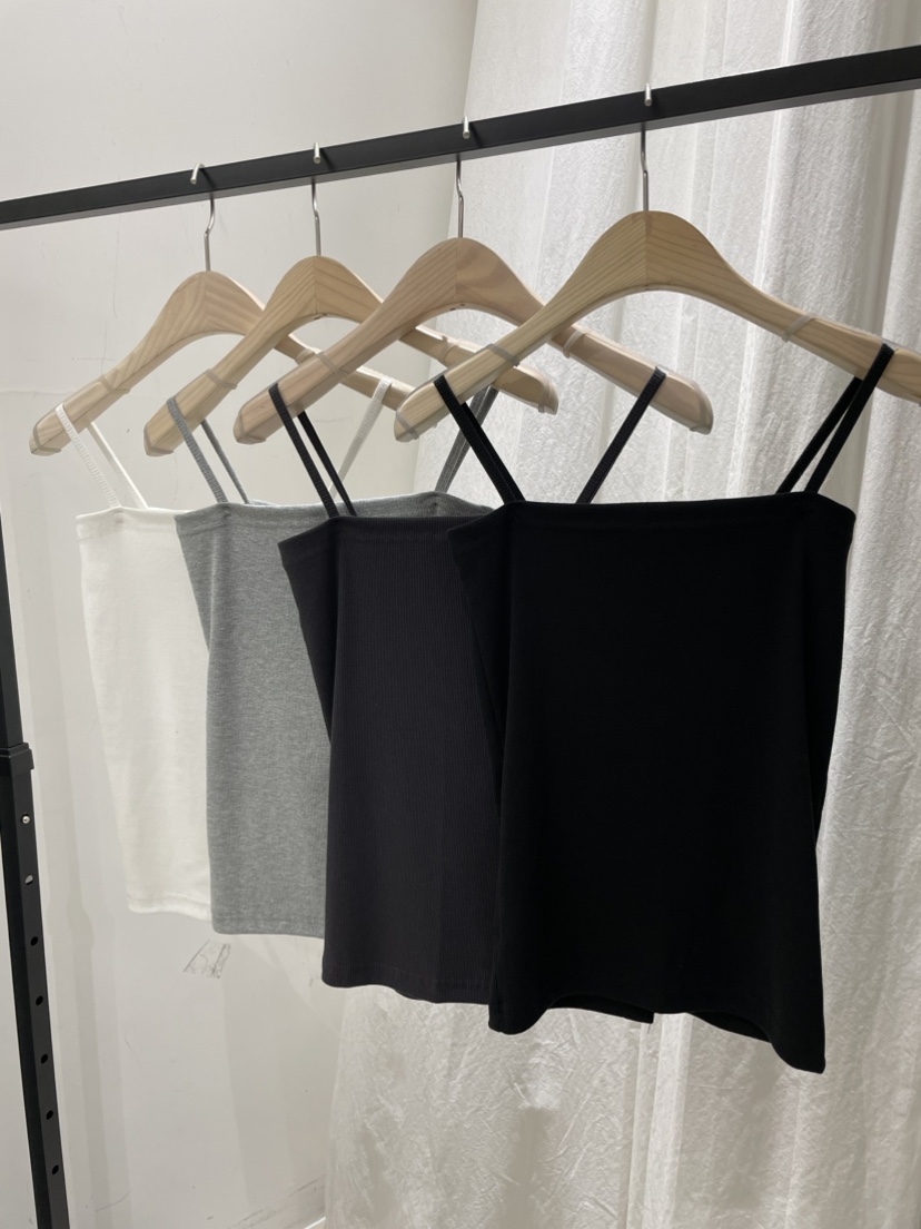 MOMENT韓國直郵㊣東大門實拍女裝新品休閑25春夏時尚吊帶背心MOMENT/RECOVER吊帶/背心