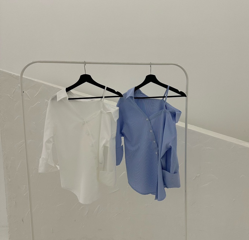 SOUIT直郵韓國代購㊣女裝新款休閑時尚推薦人氣熱賣襯衫蕾絲衫SOUIT by mabel-L襯衫/蕾絲衫