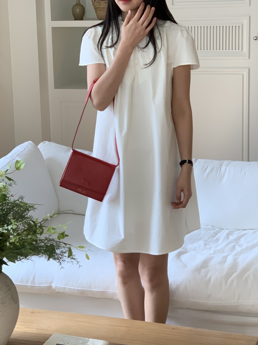 NOUVEAU韓國㊣直郵東大門代購女裝新款休閑推薦連衣裙荷葉邊NOUVEAU連衣裙