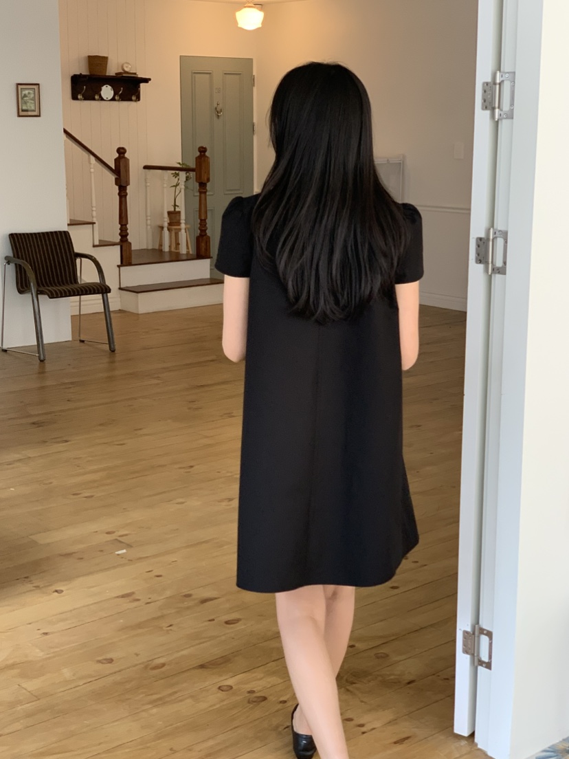 NOUVEAU韓國㊣直郵東大門代購女裝新款休閑推薦連衣裙荷葉邊NOUVEAU連衣裙