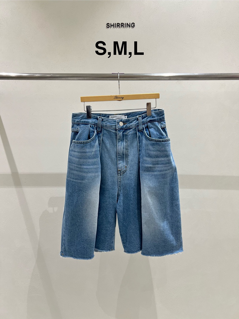 SHIRRING韓國㊣直郵東大門代購女裝新款時尚熱賣人氣休閑短褲SHIRRING短褲