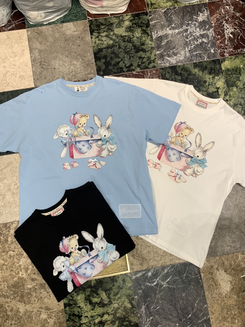 BOUTIQUE-L韓國直郵㊣東大門實拍女裝新款熱賣人氣25春夏T恤BOUTIQUE-LT恤
