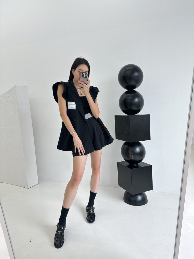 SOUIT韓國直郵㊣東大門實拍女裝新款熱賣25春夏時尚休閑短褲SOUIT by mabel-L短褲