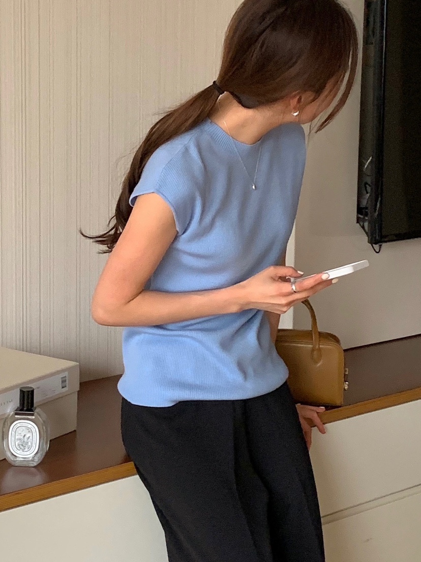MAYBEEN韓國直郵㊣東大門實拍女裝新品時尚25春夏推薦人氣T恤MAYBEENT恤