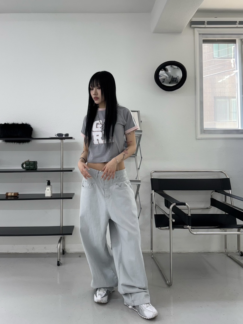 SEEOT韓國直郵㊣東大門實拍女裝新品熱賣人氣時尚休閑休閑褲GGD休閑褲