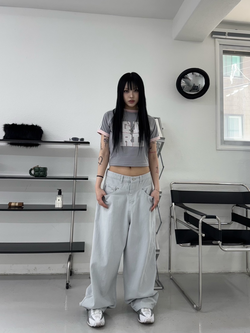 SEEOT韓國直郵㊣東大門實拍女裝新品熱賣人氣時尚休閑休閑褲GGD休閑褲