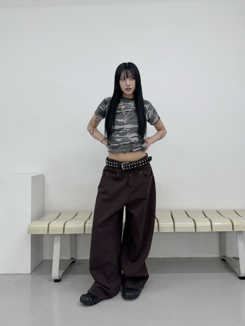 SEEOT韓國直郵㊣東大門實拍女裝新品熱賣人氣時尚休閑休閑褲GGD休閑褲