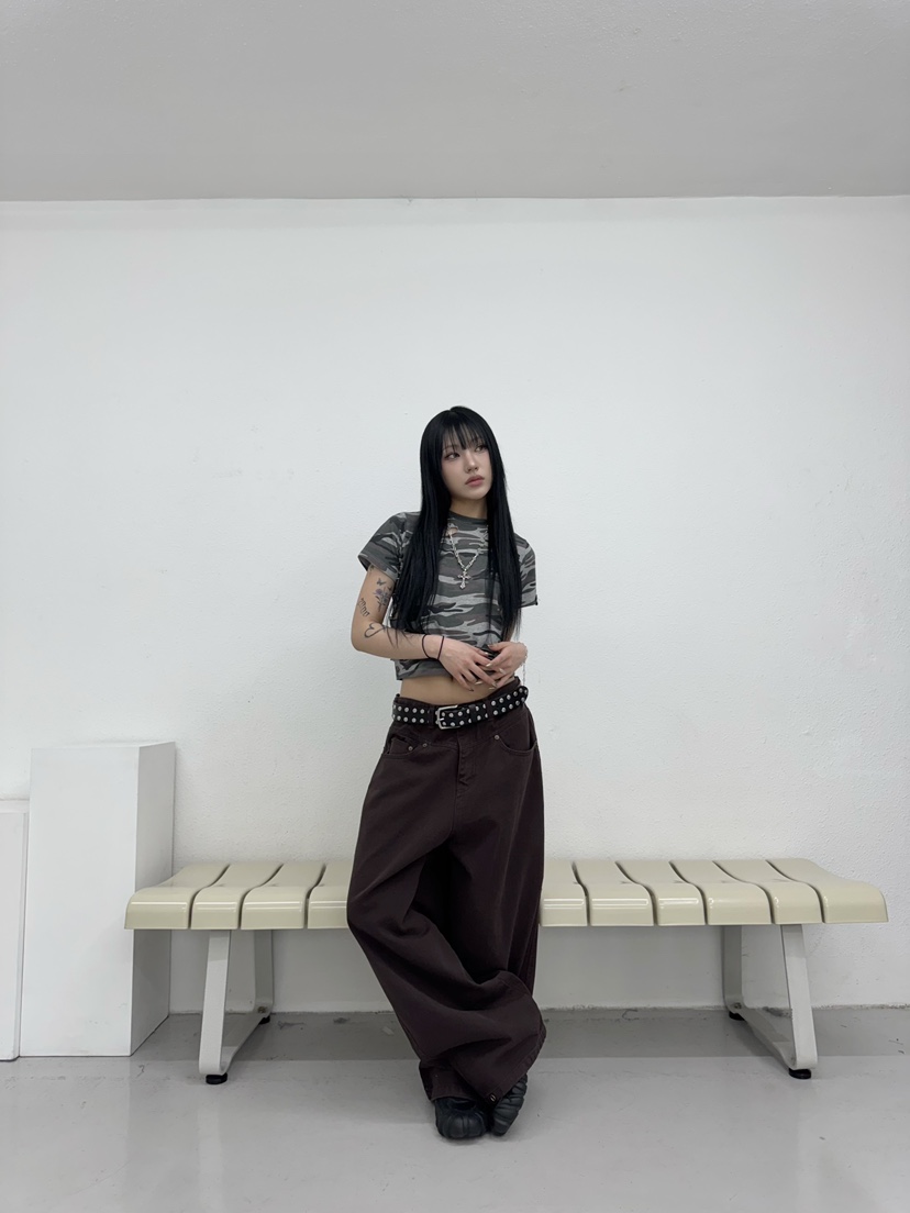 SEEOT韓國直郵㊣東大門實拍女裝新品熱賣人氣時尚休閑休閑褲GGD休閑褲