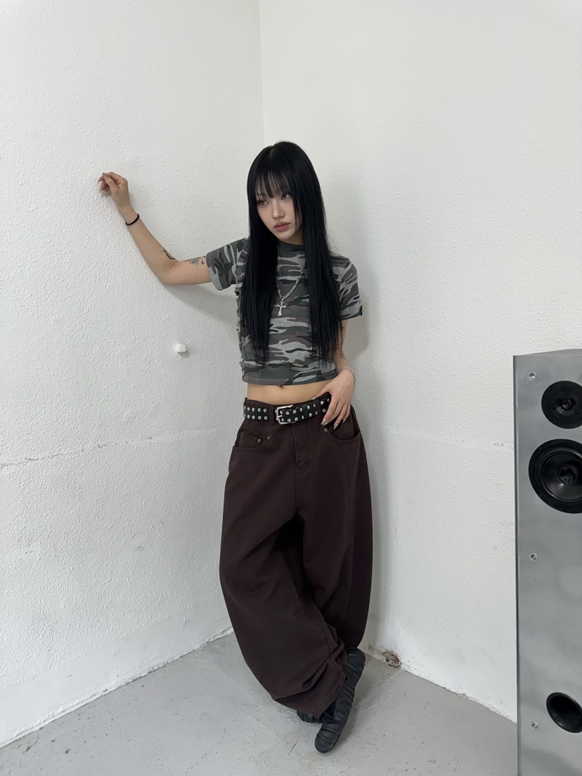 SEEOT韓國直郵㊣東大門實拍女裝新品熱賣人氣時尚休閑休閑褲GGD休閑褲