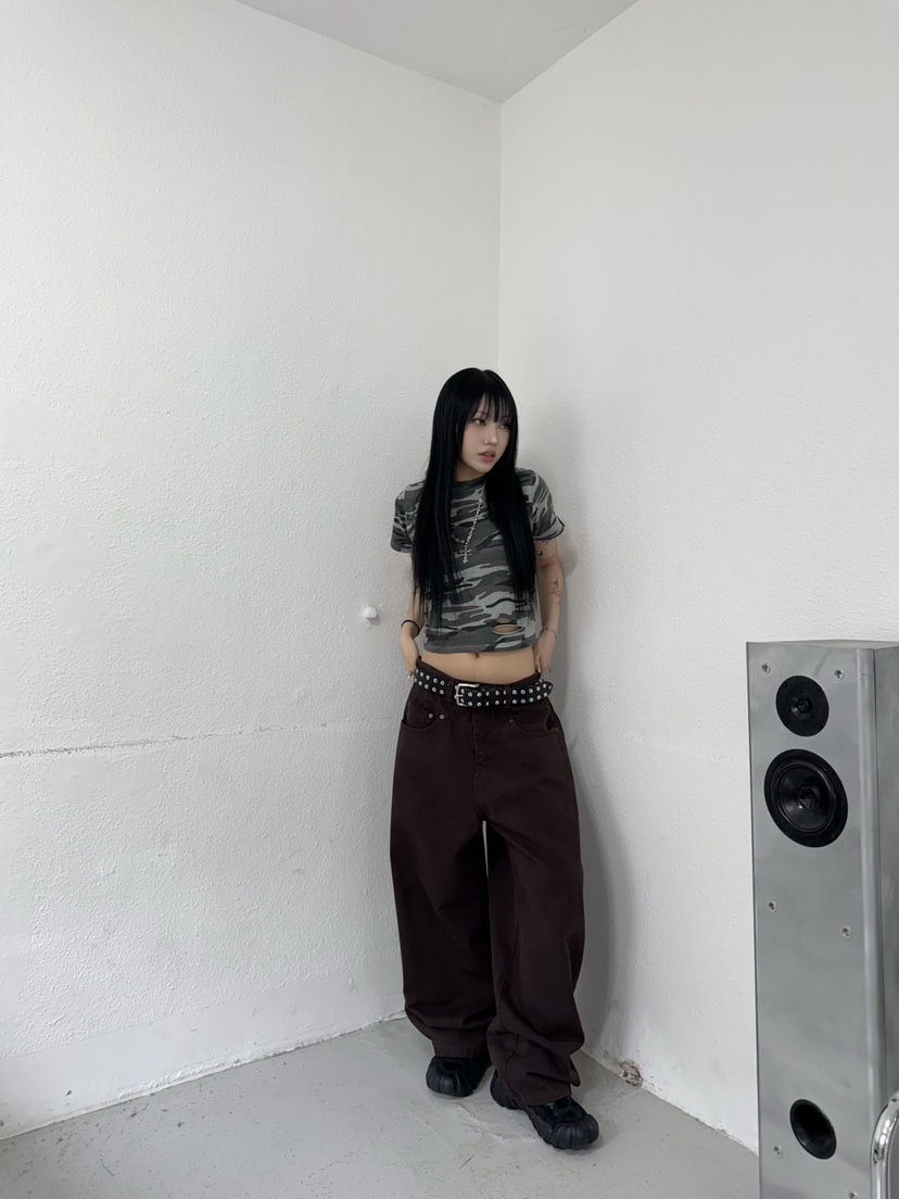 SEEOT韓國直郵㊣東大門實拍女裝新品熱賣人氣時尚休閑休閑褲GGD休閑褲