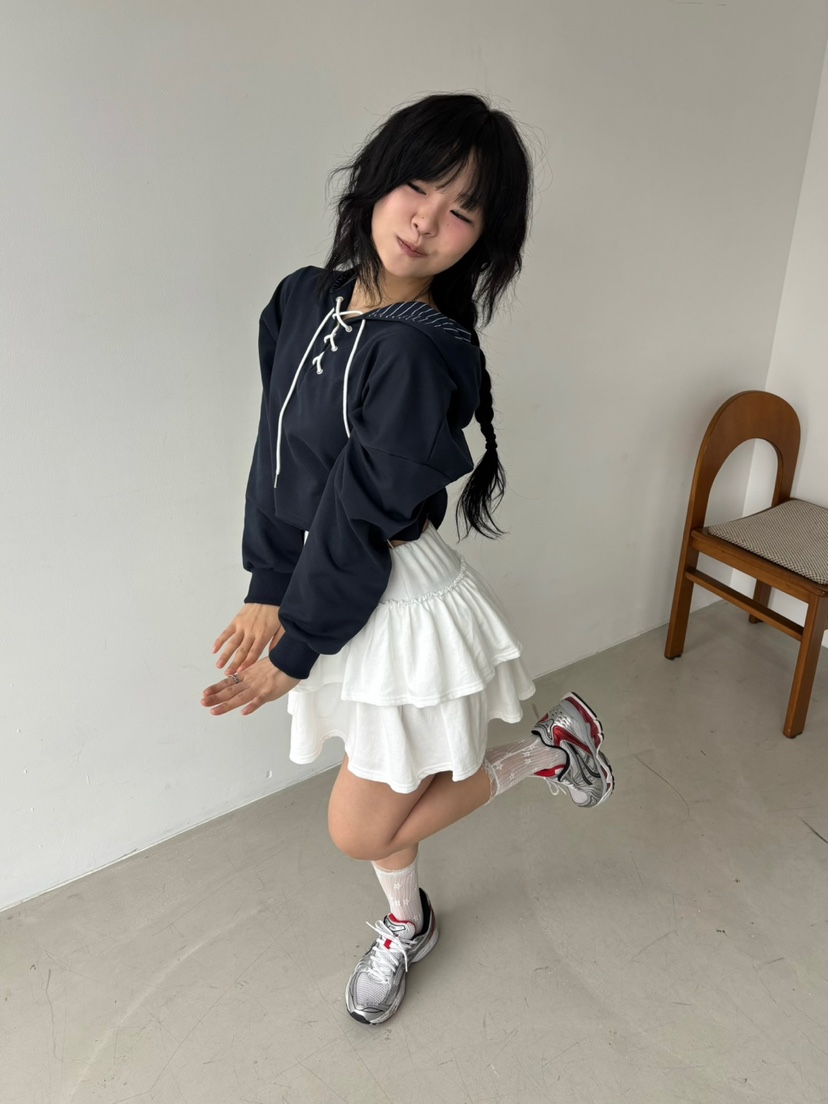 SHOTGUN韓國㊣直郵東大門代購女裝新品25春夏推薦休閑衛衣兜帽SHOTGUN衛衣