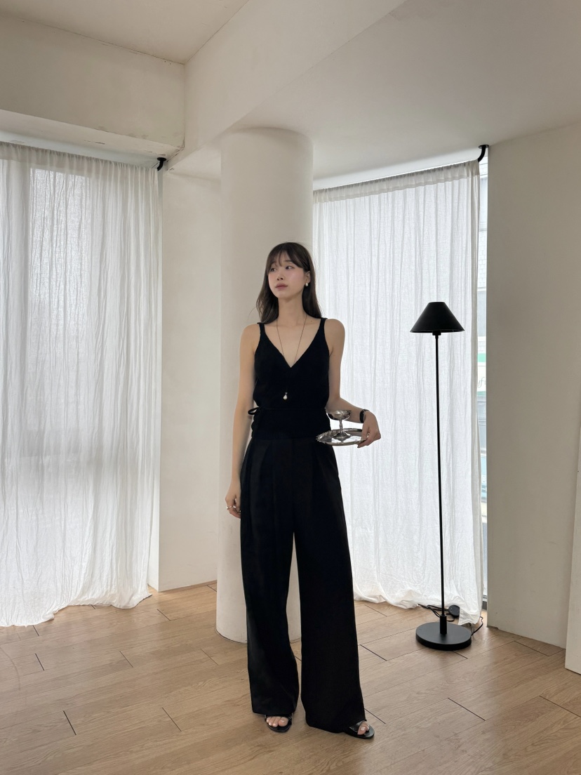 ALATE直郵韓國代購㊣女裝新款25春夏人氣休閑正裝褲西褲含腰帶LEGACY正裝褲/西褲