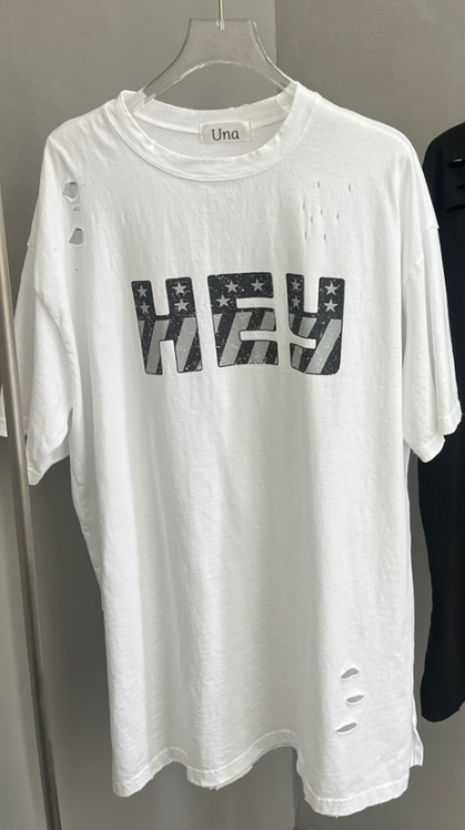UNA/THE MAY韓國直郵㊣東大門實拍女裝新品休閑熱賣人氣T恤THEMAY/UNAT恤圖色1