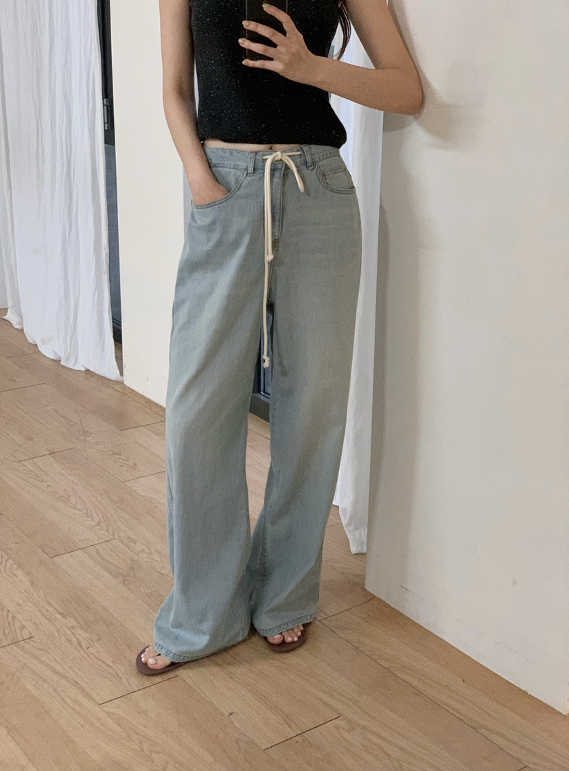 ALATE直郵韓國代購㊣女裝新款25春夏休閑推薦時尚熱賣牛仔褲LEGACY牛仔褲