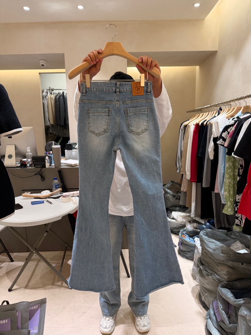 FOUREIGHT直郵韓國代購㊣女裝新品25春夏時尚熱賣牛仔褲口袋FOUR EIGHT牛仔褲