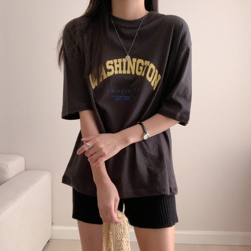 HELLO JINI直郵韓國代購㊣女裝新品熱賣時尚人氣休閑25春夏T恤HELLO JINIT恤
