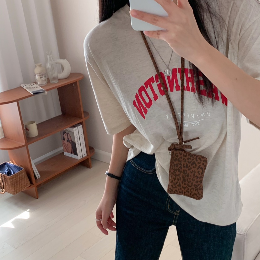 HELLO JINI直郵韓國代購㊣女裝新品熱賣時尚人氣休閑25春夏T恤HELLO JINIT恤