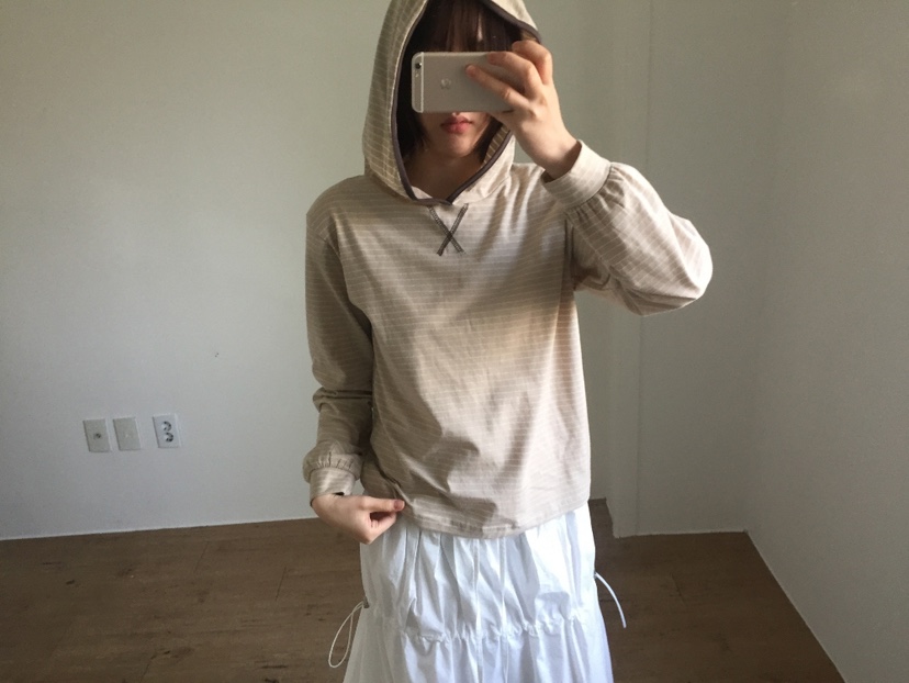 SHOTGUN韓國㊣直郵東大門代購女裝新款推薦25春夏時尚長袖T恤SHOTGUN長袖T恤