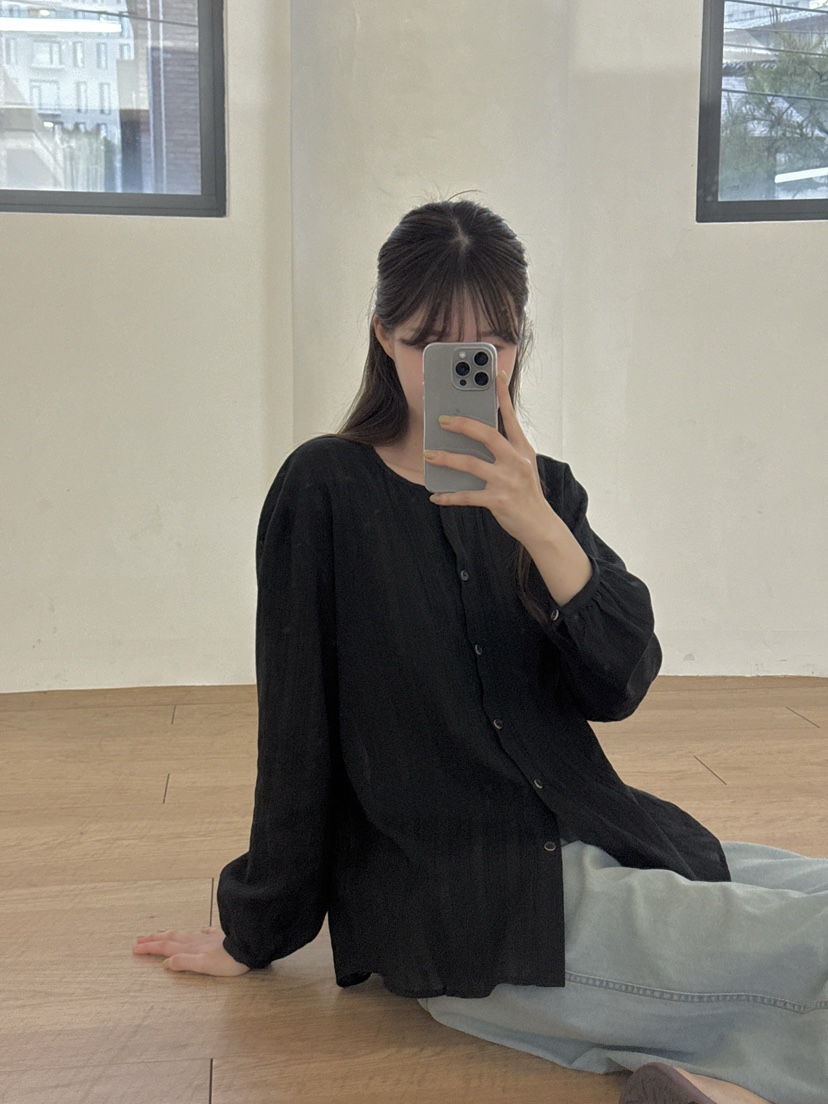 ALATE直郵韓國代購㊣女裝新款人氣推薦時尚熱賣25春夏襯衫蕾絲衫LEGACY襯衫/蕾絲衫