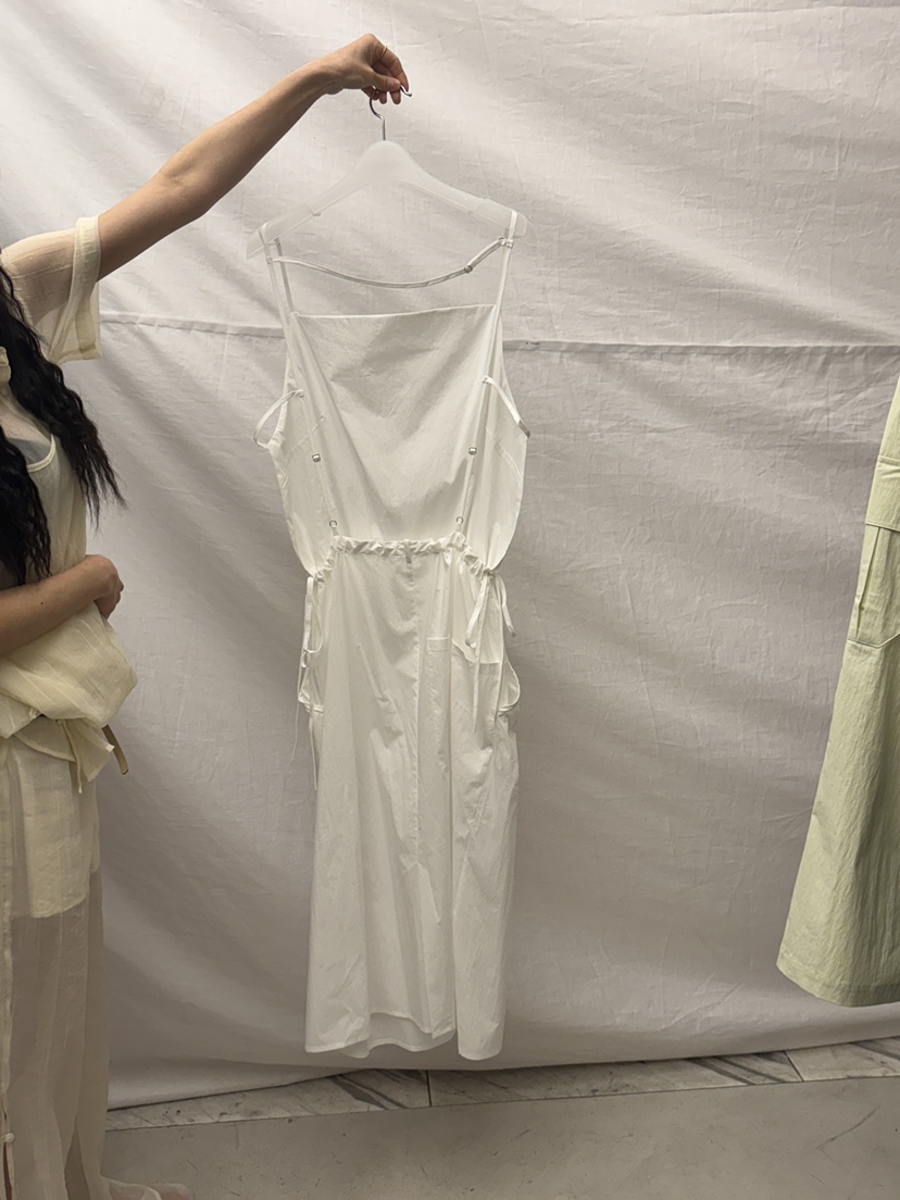 LONDON FLAT韓國直郵㊣女裝新款時尚25春夏人氣連衣裙棉質LONDON FLAT連衣裙