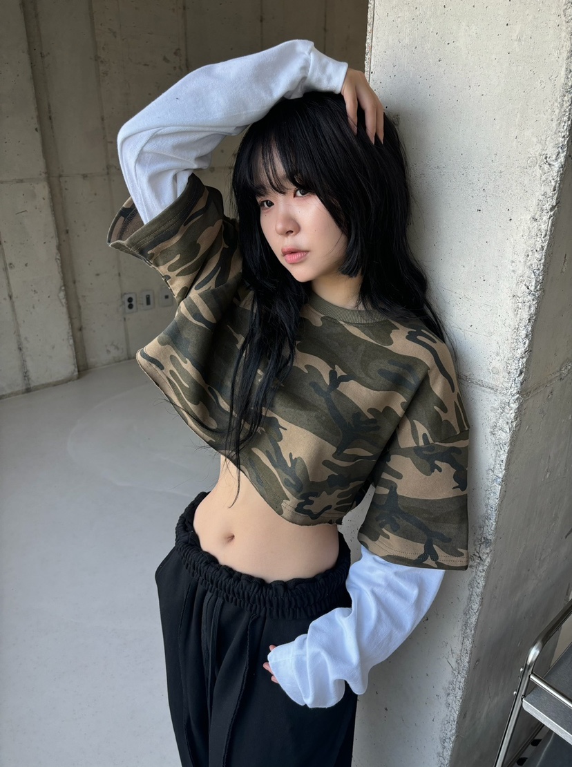 SHOTGUN直郵韓國代購㊣女裝新款熱賣25春夏人氣休閑長袖T恤SHOTGUN長袖T恤