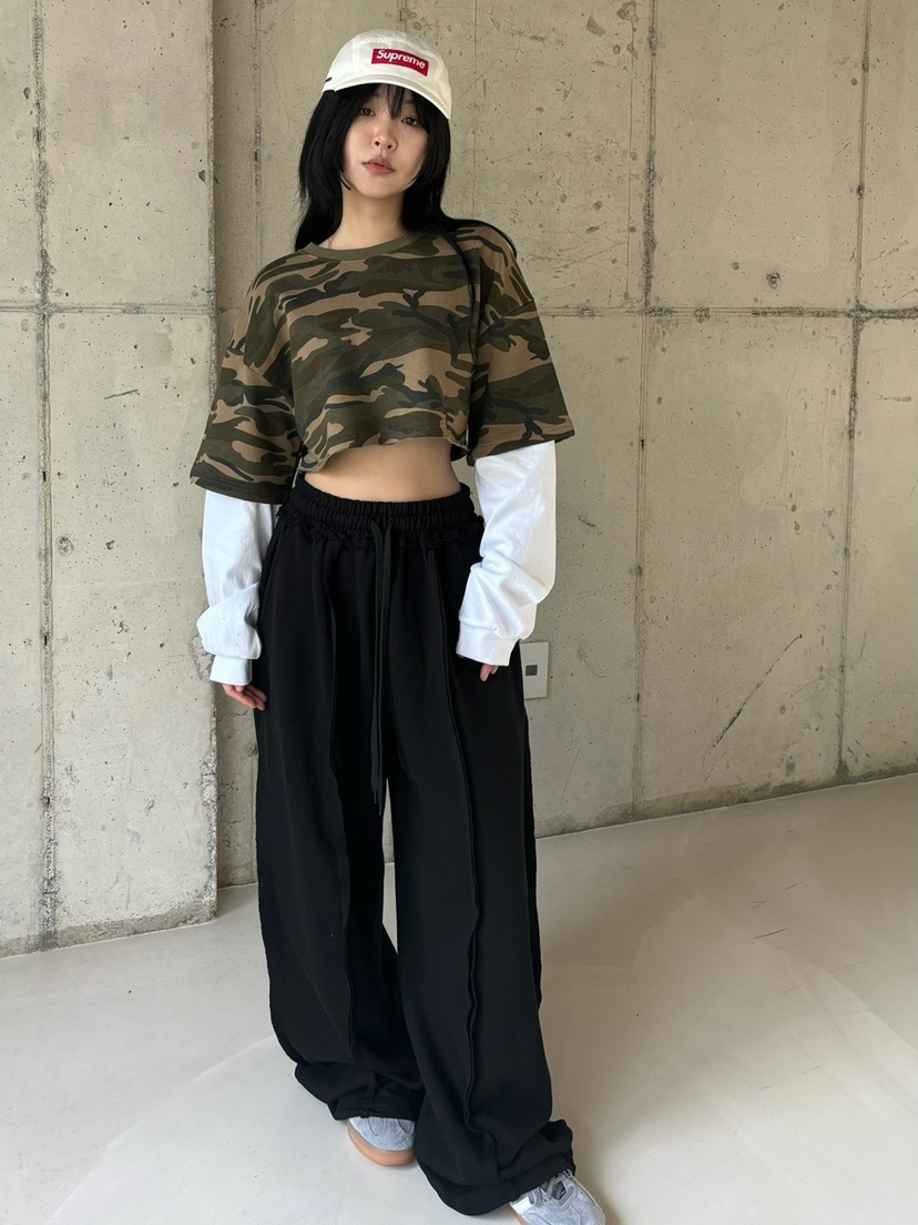 SHOTGUN直郵韓國代購㊣女裝新款熱賣25春夏人氣休閑長袖T恤SHOTGUN長袖T恤