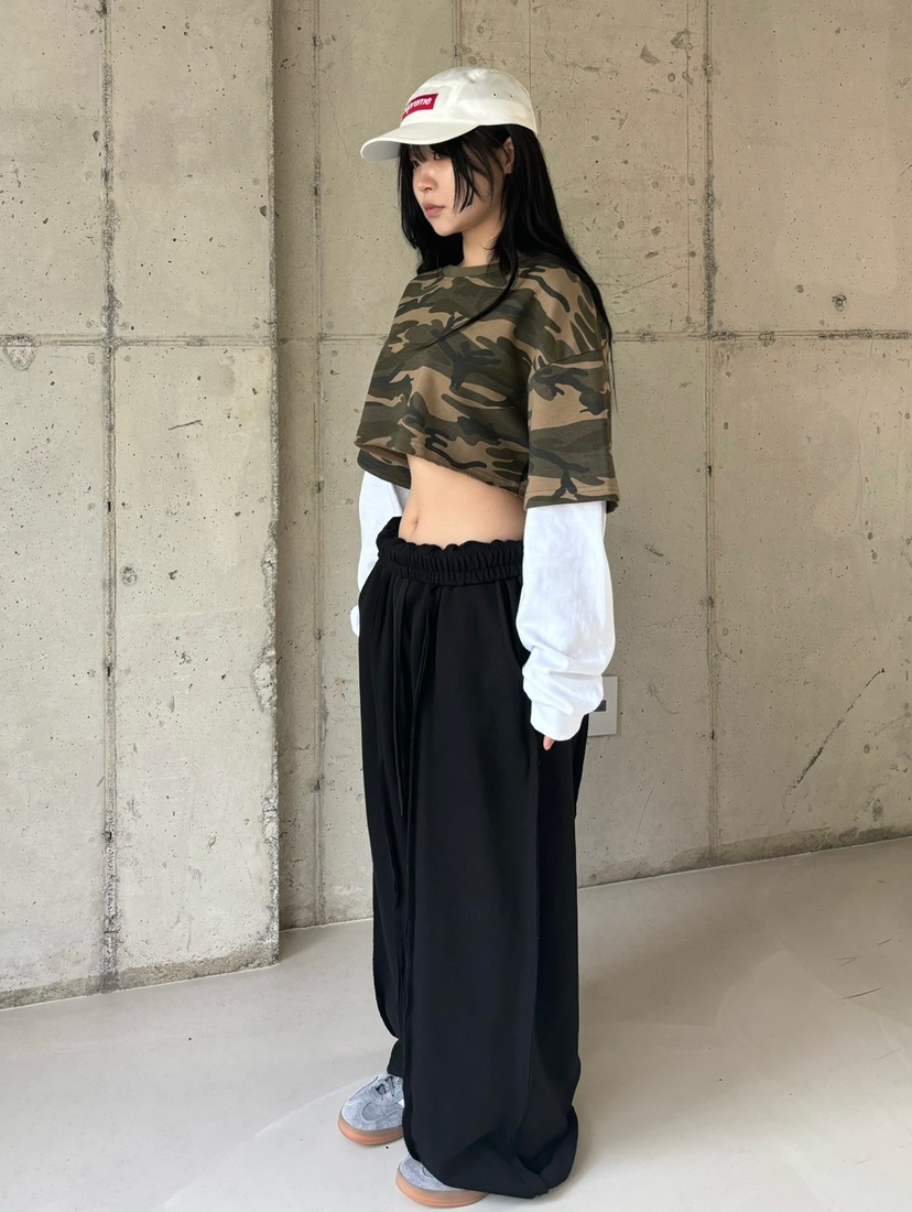 SHOTGUN直郵韓國代購㊣女裝新款熱賣25春夏人氣休閑長袖T恤SHOTGUN長袖T恤