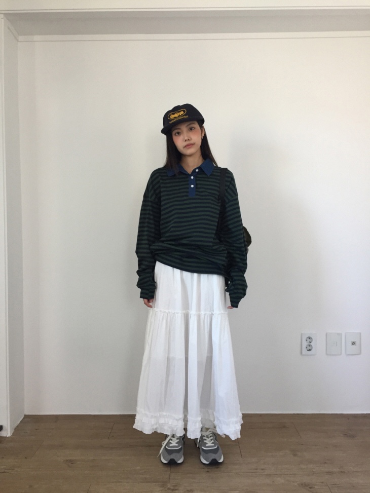 SHOTGUN直郵韓國代購㊣女裝新款時尚休閑推薦25春夏長袖T恤SHOTGUN長袖T恤