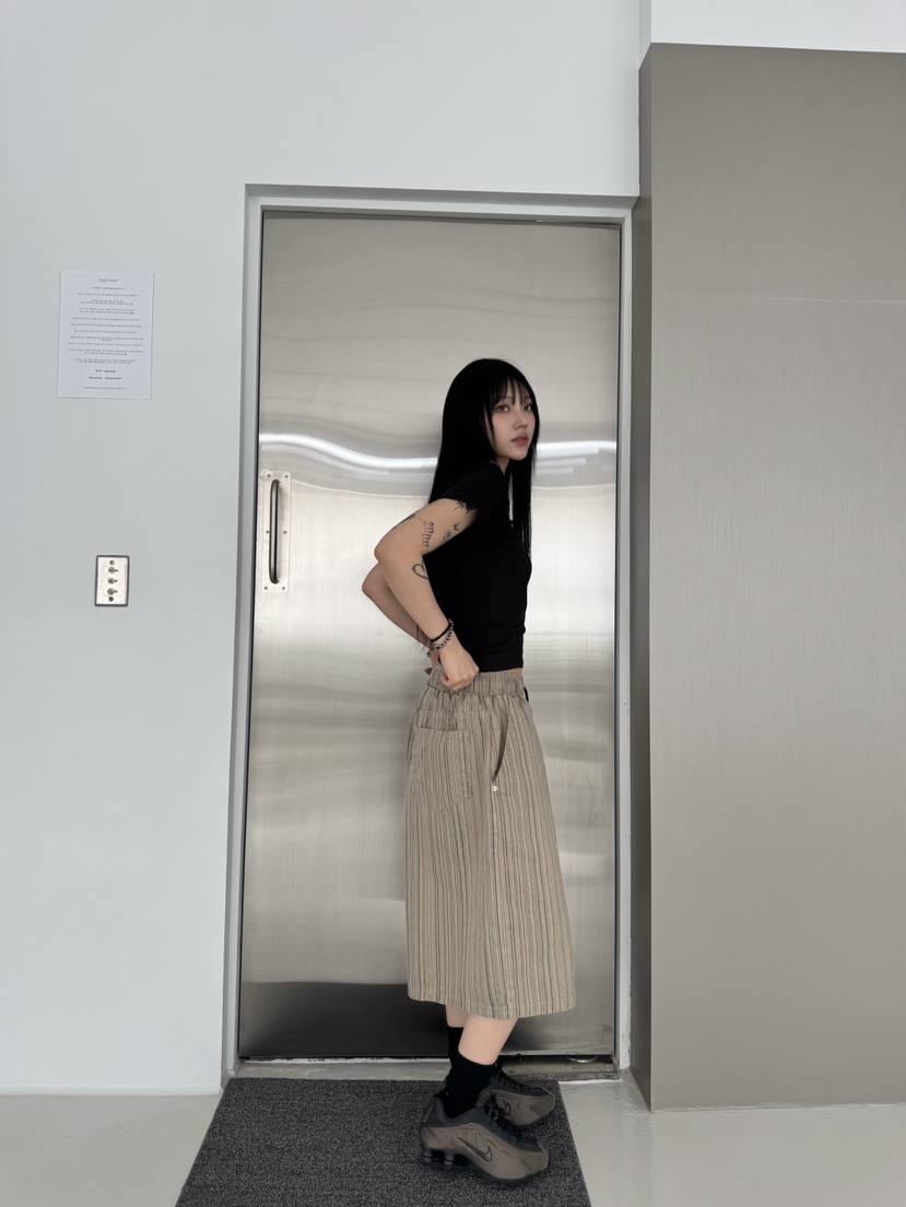 SEEOT直郵韓國代購㊣女裝新品推薦熱賣人氣休閑時尚25春夏短褲GGD短褲