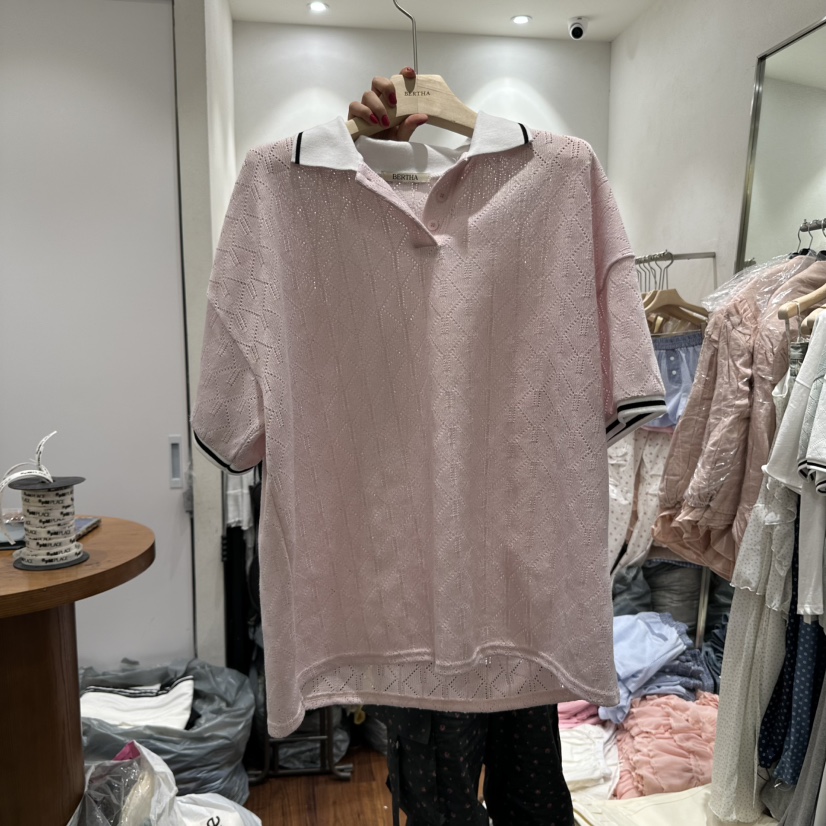 BERTHA韓國直郵㊣女裝新品時尚人氣熱賣25春夏推薦休閑T恤BERTHAT恤