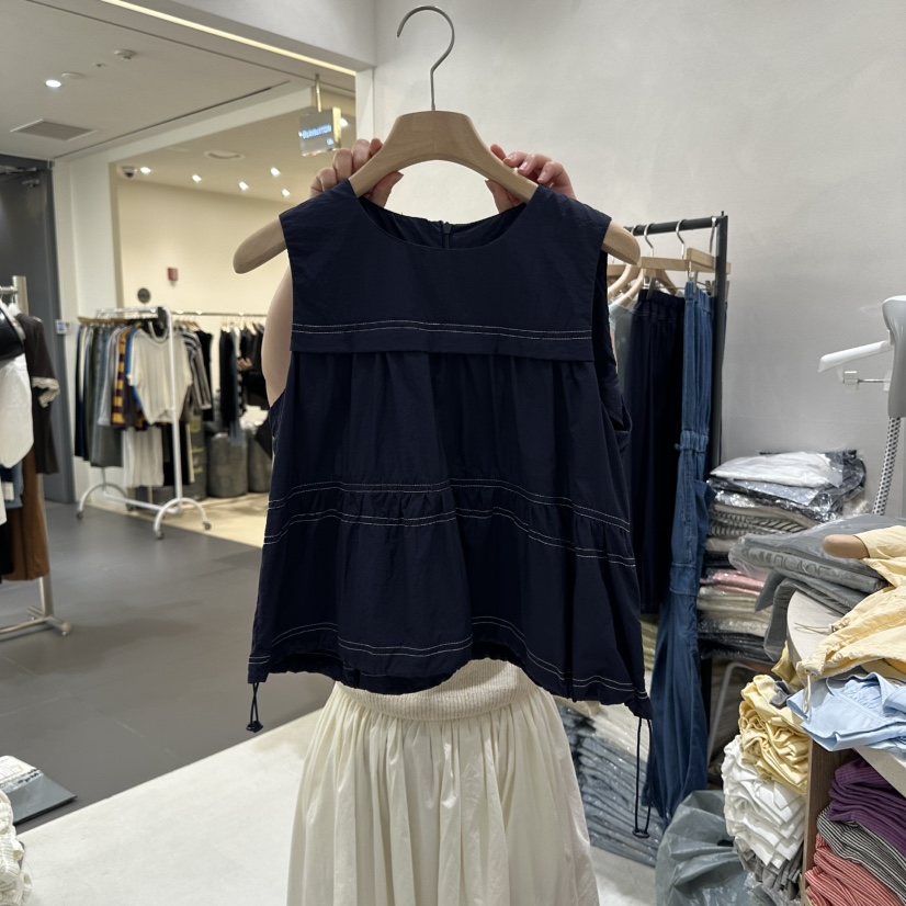 AURA直郵韓國代購㊣女裝新款休閑推薦人氣25春夏時尚吊帶背心Au ra吊帶/背心圖色3