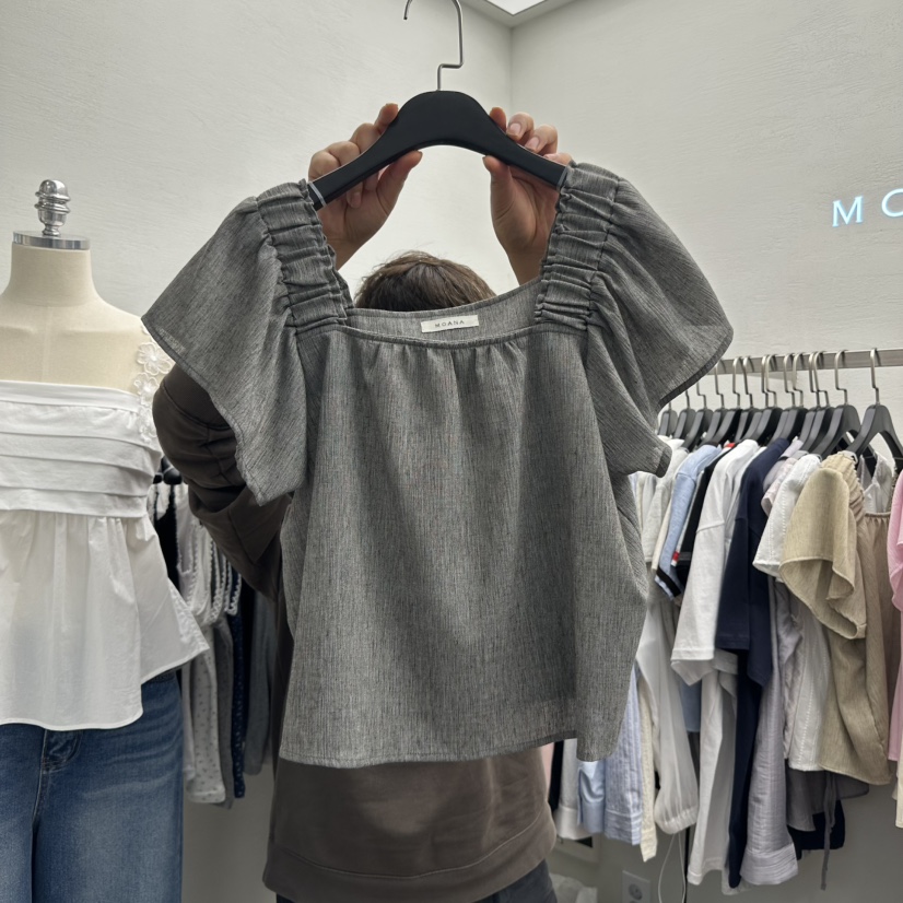 MOANA韓國㊣直郵東大門代購女裝新品人氣時尚熱賣襯衫蕾絲衫MOANA襯衫/蕾絲衫圖色3