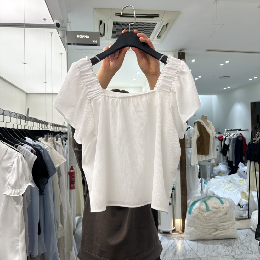 MOANA韓國㊣直郵東大門代購女裝新品人氣時尚熱賣襯衫蕾絲衫MOANA襯衫/蕾絲衫圖色5