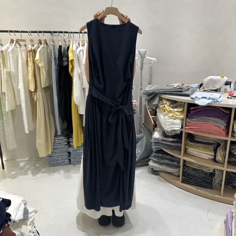 AURA直郵韓國代購㊣女裝新款人氣時尚25春夏熱賣休閑連衣裙Au ra連衣裙圖色2