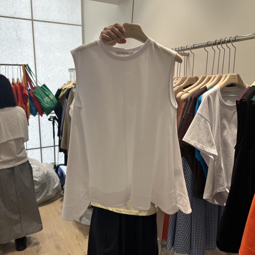 REVE-L韓國直郵㊣女裝新品人氣25春夏熱賣休閑時尚吊帶背心REVE-L吊帶/背心圖色2