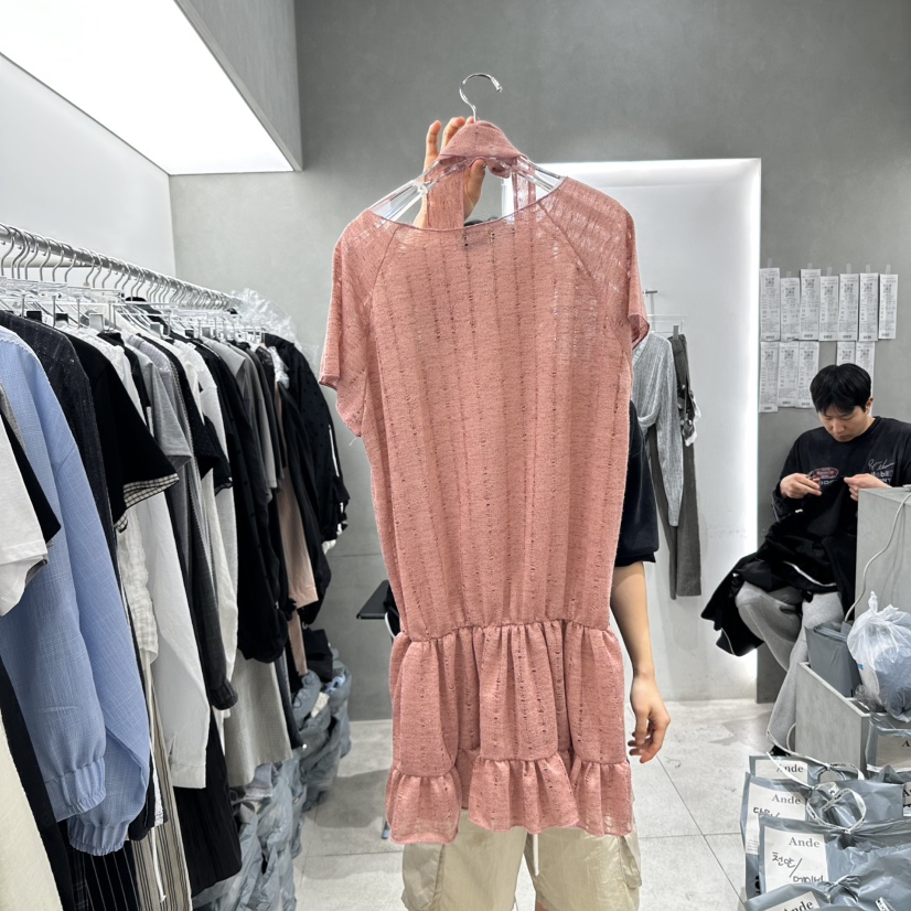 ANDE直郵韓國代購㊣女裝新品時尚人氣熱賣推薦連衣裙含脖帶ANDE連衣裙
