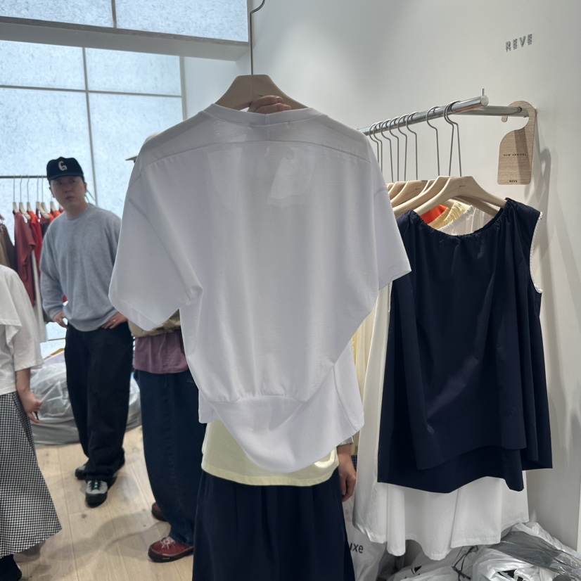REVE-L韓國㊣直郵東大門代購女裝新品時尚25春夏推薦休閑T恤REVE-LT恤