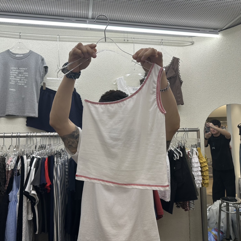 MAGOT韓國㊣直郵東大門代購女裝新款25春夏熱賣推薦吊帶背心IIIΛGOT/MAGOT吊帶/背心