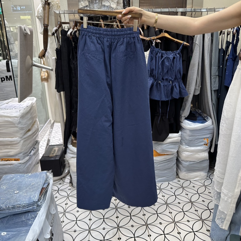 BAMBOLINA直郵韓國代購㊣女裝新品休閑時尚推薦25春夏休閑褲BAMBOLINA休閑褲