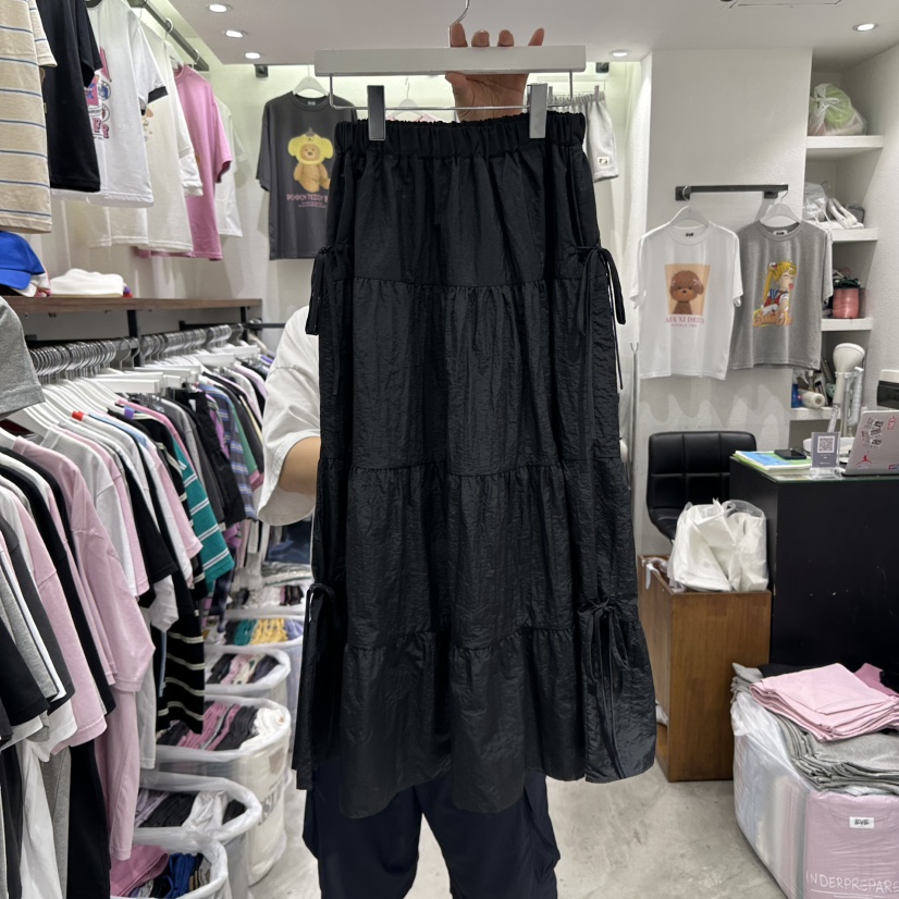 EVE直郵韓國代購㊣女裝新款時尚25春夏推薦休閑人氣熱賣長裙EVE長裙圖色2