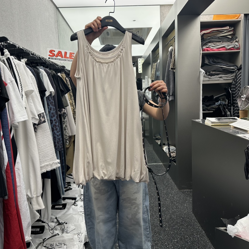 NUEUN韓國㊣直郵東大門代購女裝新品人氣休閑熱賣連衣裙含腰帶NUEUN/SEEOT連衣裙圖色2