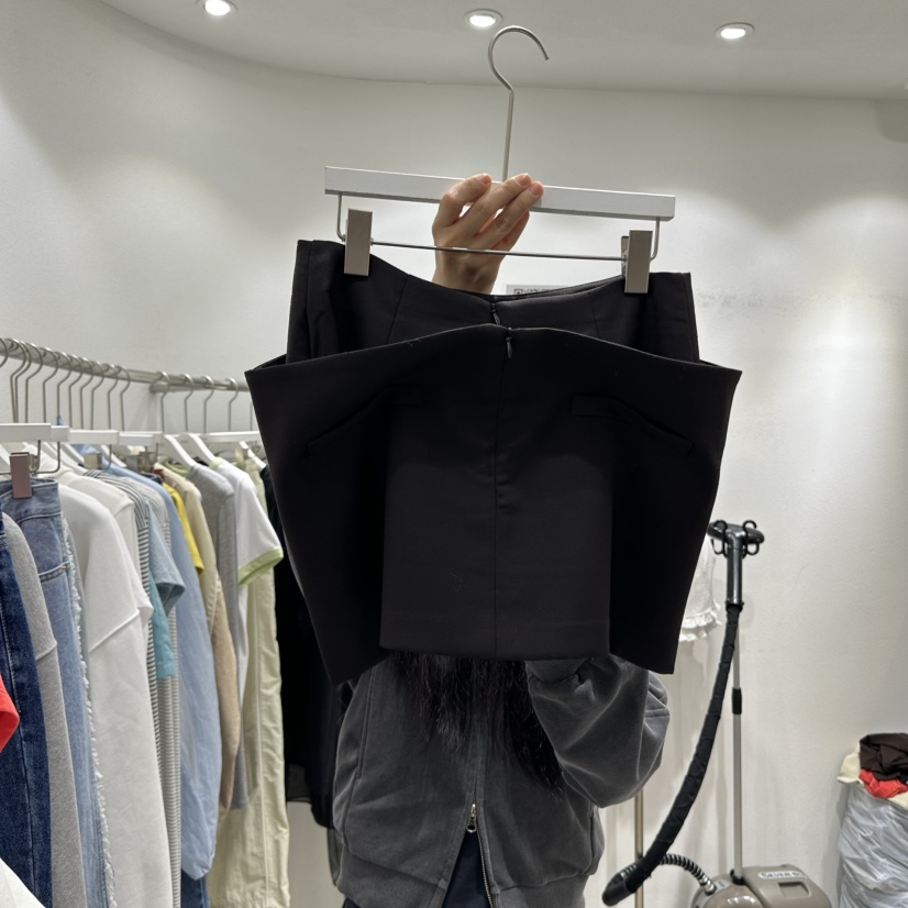 INNI韓國㊣直郵東大門代購女裝新品人氣時尚休閑熱賣短裙絨inni短裙