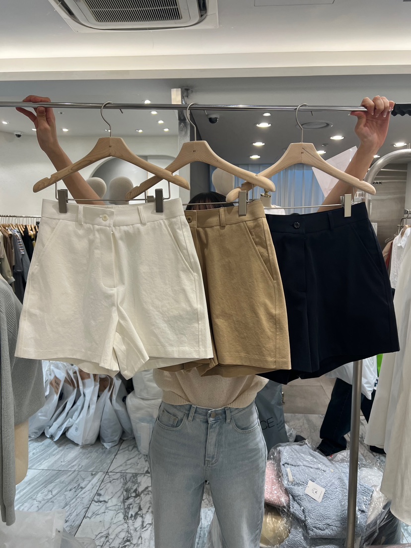 FF韓國直郵㊣東大門實拍女裝新品25春夏人氣時尚熱賣休閑短褲FF/SUNDAY短褲
