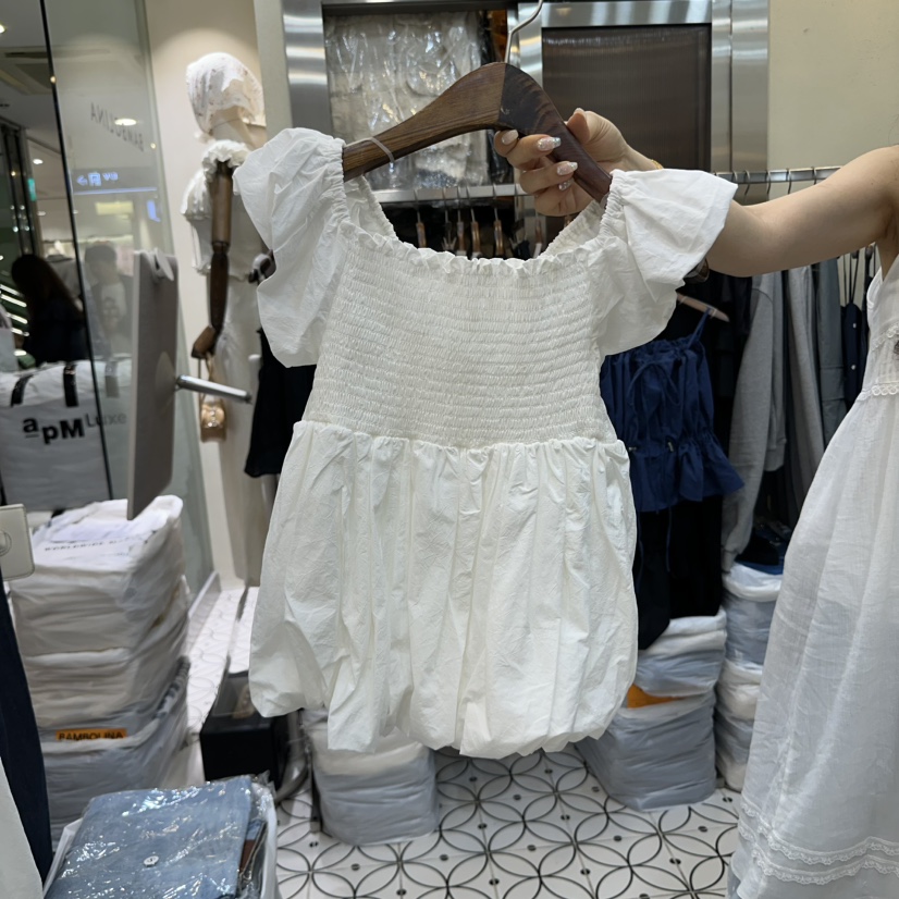 BAMBOLINA直郵韓國代購㊣女裝新品25春夏推薦人氣襯衫蕾絲衫BAMBOLINA襯衫/蕾絲衫